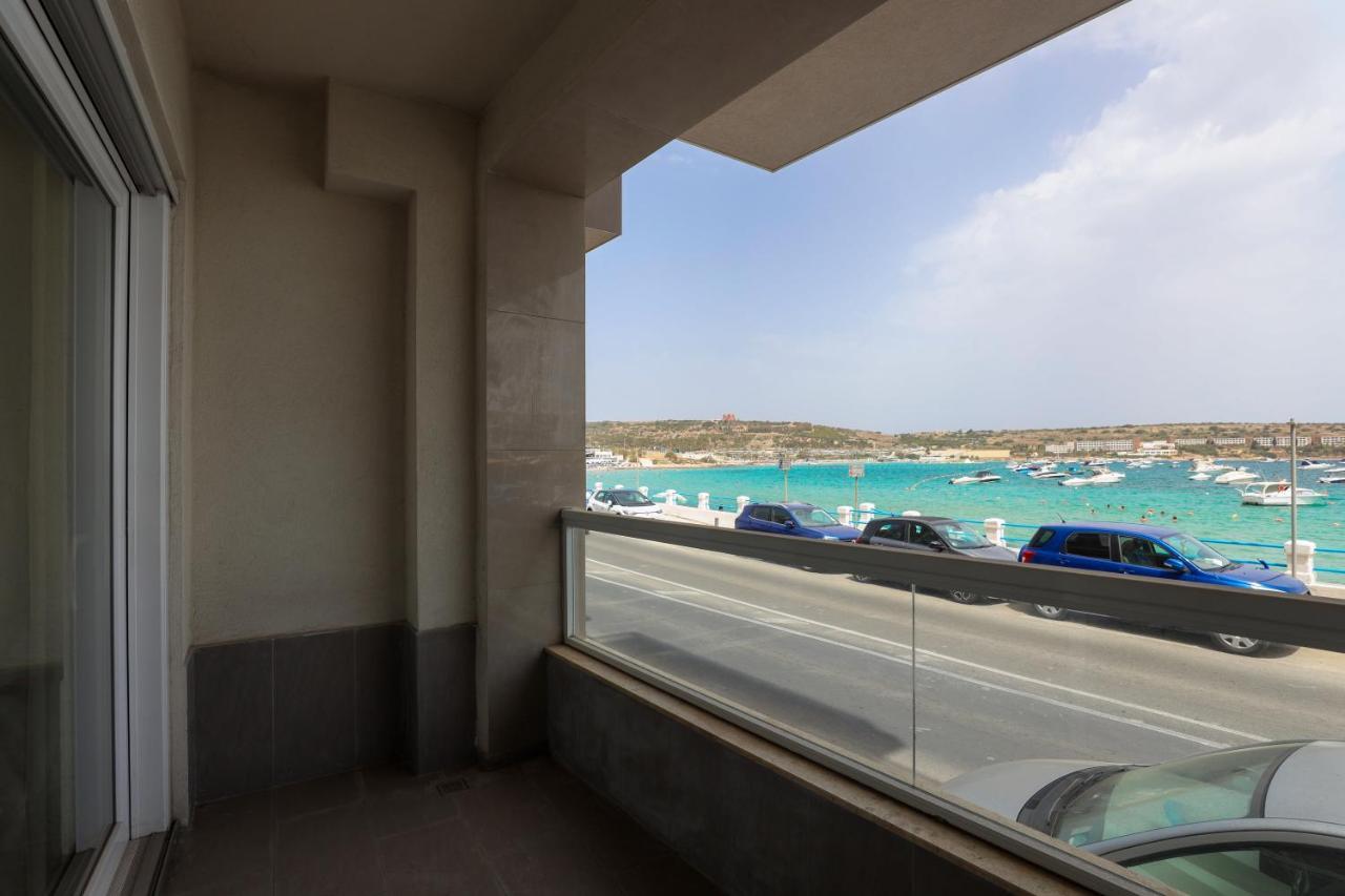 Malta'S Beachfront Apartment In Mellieħa Exterior foto